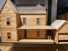 Load image into Gallery viewer, Ponderosa Log Cabin Dollhouse And Garage - 1" Scale