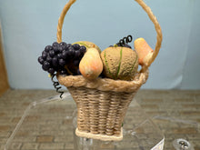 Load image into Gallery viewer, Dollhouse Miniature ~ Artisan Handmade Signed Fruit Basket