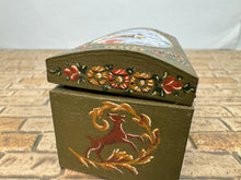 Load image into Gallery viewer, Vintage Artisan Handmade Hand Painted Nautical Chest