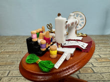 Load image into Gallery viewer, Dollhouse Miniature ~ Sewing Machine Table Reutter Porcelain Germany