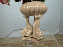 Load image into Gallery viewer, Vintage Artisan Flowers In Vince Stapleton Handmade Dolphin Planter
