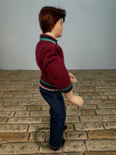 Load image into Gallery viewer, Dollhouse Miniature ~ Artisan Handmade Porcelain Modern Male Man Doll
