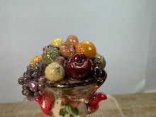 Load image into Gallery viewer, Dollhouse Miniature ~ Artisan Vince Stapleton Handmade Red Porcelain Fruit Bowl