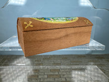 Load image into Gallery viewer, Dollhouse Miniature ~ Artisan Tom Schottman Hand Painted Butterfly Fairy Decorative Chest