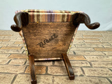 Load image into Gallery viewer, Vintage Artisan Signed Beautiful Handmade Wing Back Chair