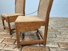 Load image into Gallery viewer, Artisan Handmade Southwestern Leather Hide Chair Set