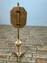 Load image into Gallery viewer, Vintage Artisan Signed Handmade Hand Painted Fire Screen