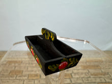 Load image into Gallery viewer, Dollhouse Miniature ~ Artisan Mary Grady O'Brien 2017 Painted Cutlery Box