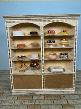 Load image into Gallery viewer, Dollhouse Miniature ~ Artisan Carol Smith Handmade Decorated Bakery Display Case Handmade Cakes Deserts