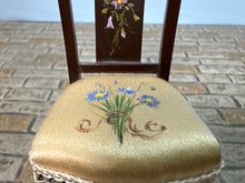 Load image into Gallery viewer, Dollhouse Miniature ~ Artisan Renee Isabella Handmade Hand Painted Chair