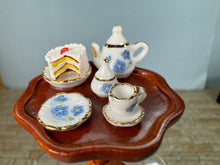 Load image into Gallery viewer, Dollhouse Miniature ~ Decorated Tea Table Reutter Porcelain Germany
