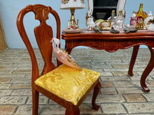 Load image into Gallery viewer, Dollhouse Miniature ~ Decorated 2 Piece Women's Vanity & Chair Set Reutter Porcelain Germany