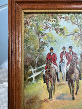 Load image into Gallery viewer, Dollhouse Miniature ~ Vintage IGMA Artist Margaret Nine Horses Oil Painting