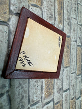 Load image into Gallery viewer, Vintage 1981 Artisan Signed Handmade Punched Leather Deer Artwork