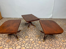 Load image into Gallery viewer, Dollhouse Miniature - Vintage 1992 Artisan Roger Gutheil 3 Piece Extention Formal Dining Table