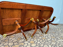 Load image into Gallery viewer, Dollhouse Miniature - Vintage 1992 Artisan Roger Gutheil 3 Piece Extention Formal Dining Table