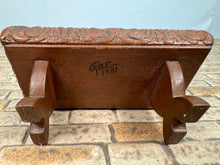 Load image into Gallery viewer, Vintage Half Scale Artisan RAE 1981 Handmade Wooden Pool Table With 2 Sticks