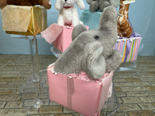 Load image into Gallery viewer, Dollhouse Miniature ~ Artisan Handmade Stuffed Animal Present Boxes