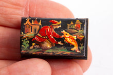 Load image into Gallery viewer, Dollhouse Miniature ~ Natasha Hand Painted Small Trunk