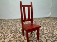 Load image into Gallery viewer, Dollhouse Miniature ~ Vintage Betty's Wooden Miniatures Handmade Chair