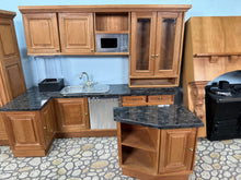 Load image into Gallery viewer, Dollhouse Miniature ~ 8 Piece Artisan Handmade Custom Modern Appliances Granite Kitchen Set With Artisan Hearth & Home UK Stove