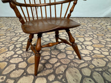 Load image into Gallery viewer, Vintage 1980 Handmade Artisan P. Wallace Bowback Arm Chair