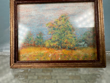 Load image into Gallery viewer, Dollhouse Miniature ~ Artist Lloyd Cook Watercolor Trees Painting