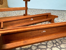 Load image into Gallery viewer, Dollhouse Miniature - Vintage 1996 Artisan Roger Gutheil Table & Bench Set