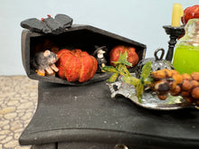 Load image into Gallery viewer, Dollhouse Miniature ~ Artisan Handmade Decorated Halloween Dresser