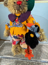 Load image into Gallery viewer, Vintage Artisan Handmade Halloween Bear