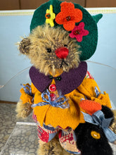 Load image into Gallery viewer, Vintage Artisan Handmade Halloween Bear
