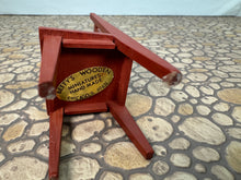 Load image into Gallery viewer, Dollhouse Miniature ~ Vintage Betty's Wooden Miniatures Handmade Chair