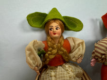 Load image into Gallery viewer, Dollhouse Miniature ~ Vintage Artisan Handmade German Doll Set