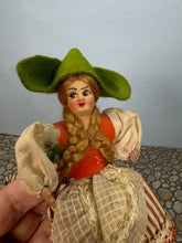 Load image into Gallery viewer, Dollhouse Miniature ~ Vintage Artisan Handmade German Doll Set