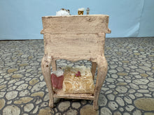 Load image into Gallery viewer, Dollhouse Miniature ~  Artisan Decorated Women's Side Table