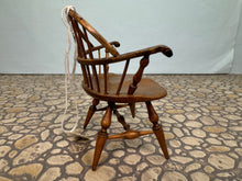 Load image into Gallery viewer, Vintage 1980 Handmade Artisan P. Wallace Bowback Arm Chair