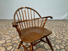 Load image into Gallery viewer, Vintage 1980 Handmade Artisan P. Wallace Bowback Arm Chair