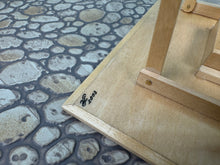 Load image into Gallery viewer, Vintage 2003 Handmade Artisan Victor Franco Folding Work Table With Drawer