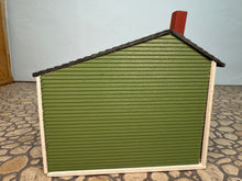 Load image into Gallery viewer, Dollhouse Miniatures ~ Vintage 1982 Gudgel 1:144 Scale Green Georgetown Row House