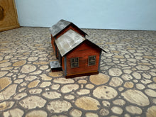 Load image into Gallery viewer, Dollhouse Miniature ~Vintage Artisan Handmade 1:144 Scale Red Barn
