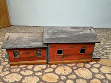 Load image into Gallery viewer, Dollhouse Miniature ~Vintage Artisan Handmade 1:144 Scale Red Barn