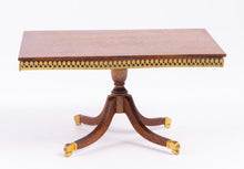 Load image into Gallery viewer, Roger Gutheil Artisan Made Table with Brass Decor - From Lee Lefkowitz Collection