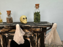 Load image into Gallery viewer, Dollhouse Miniature ~ Artisan Handmade Decorated Halloween Fireplace