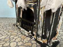 Load image into Gallery viewer, Dollhouse Miniature ~ Artisan Handmade Decorated Halloween Fireplace
