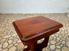 Load image into Gallery viewer, Dollhouse Miniature ~ Vintage 1970's Artisan Robert Gray Handmade Wooden Side Table