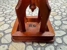 Load image into Gallery viewer, Dollhouse Miniature ~ Vintage 1970's Artisan Robert Gray Handmade Wooden Side Table