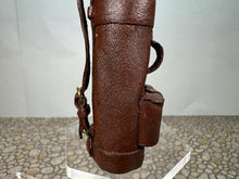 Load image into Gallery viewer, Dollhouse Miniature ~ Vintage Artisan Nantasy Fantasy Handmade Leather Golf Bag With Handmade Wooden Clubs Signed