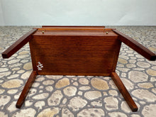Load image into Gallery viewer, Dollhouse Miniature - Vintage Artisan Roger Gutheil Handmade Wooden Table With Chest & Drawers