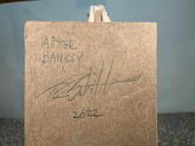 Load image into Gallery viewer, Dollhouse Miniature ~  Artist Hand Painted "Love Is In The Bin" Banksy Shredded Painting Signed