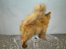 Load image into Gallery viewer, Dollhouse Miniature ~  Artisan Handmade OOAK Yellow Cat With Green Eyes